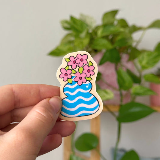 Flower Vase - Sticker