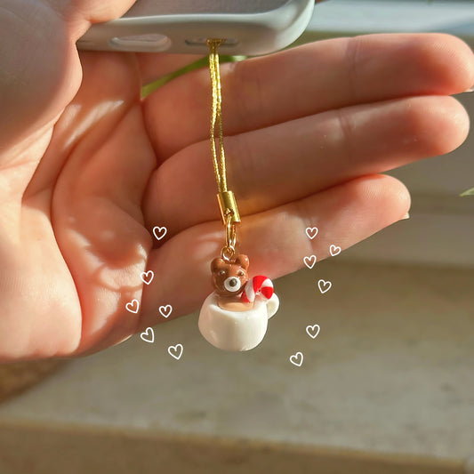 Christmas Bear - Phone Charm