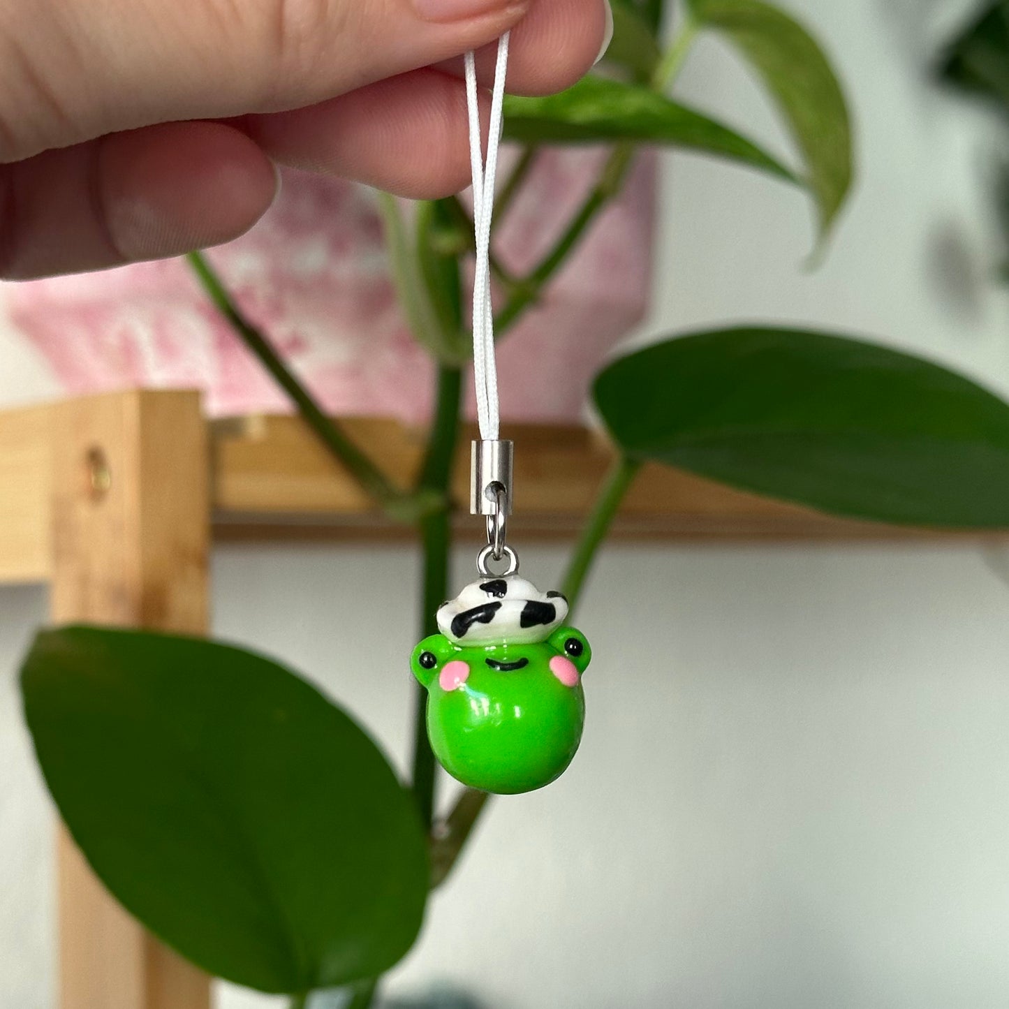 Cowboy Frog - Phone Charm